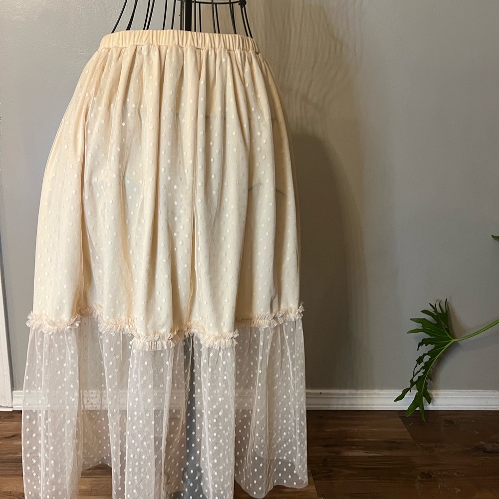 Pink Blush long skirt nwt